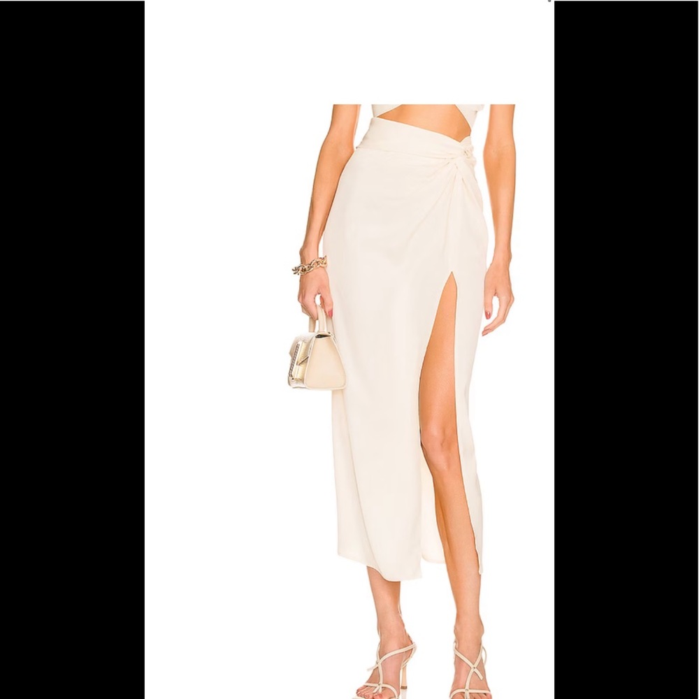 Ronny Kobo Crème Skirt in size XS